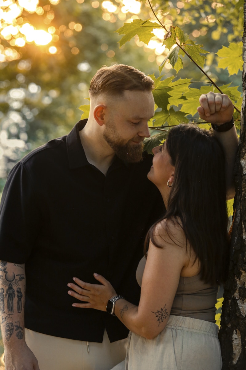 Paarfotoshooting-Sonnenuntergang Fotos in Paderborn